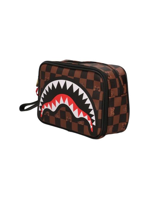 Beauty Toiletry Peeking Character Check SPRAYGROUND | 910B7510NSZMARRONE NERO